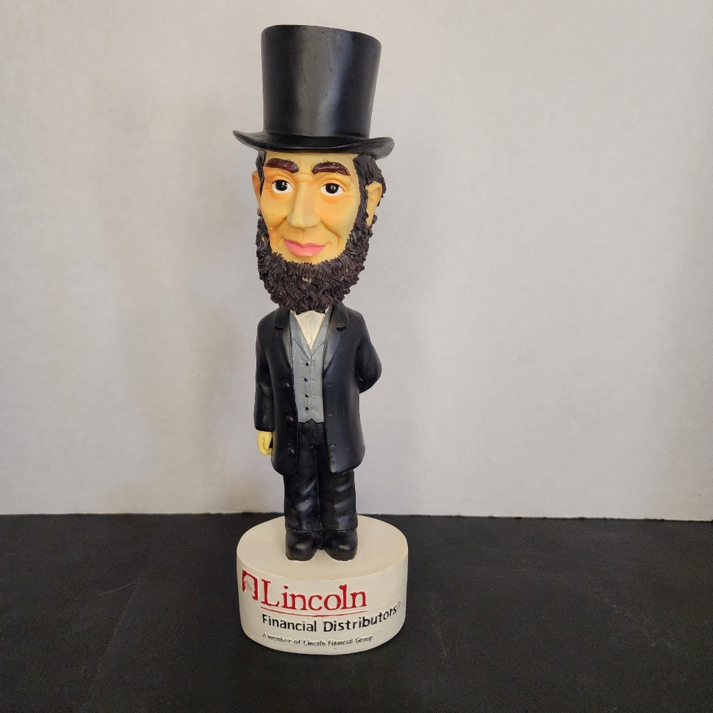 Abraham Lincoln Bobblehead – Lincoln Financial Distributors Collectible